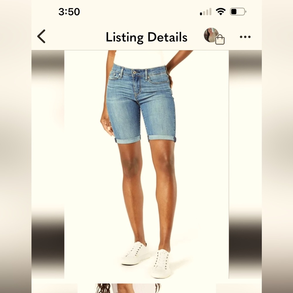 Levi's Classic High rise Bermuda Shorts